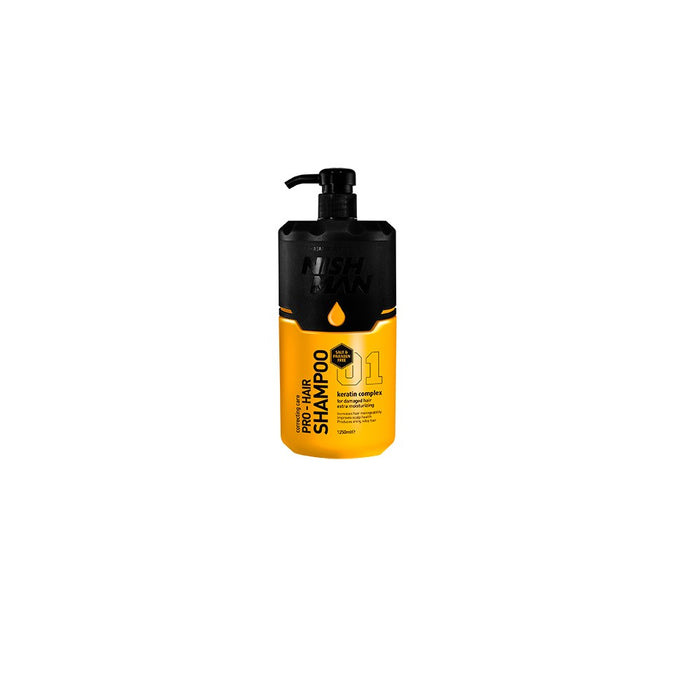 Nishman Shampoo Pro Cabello Complejo de Queratina 1250ml.