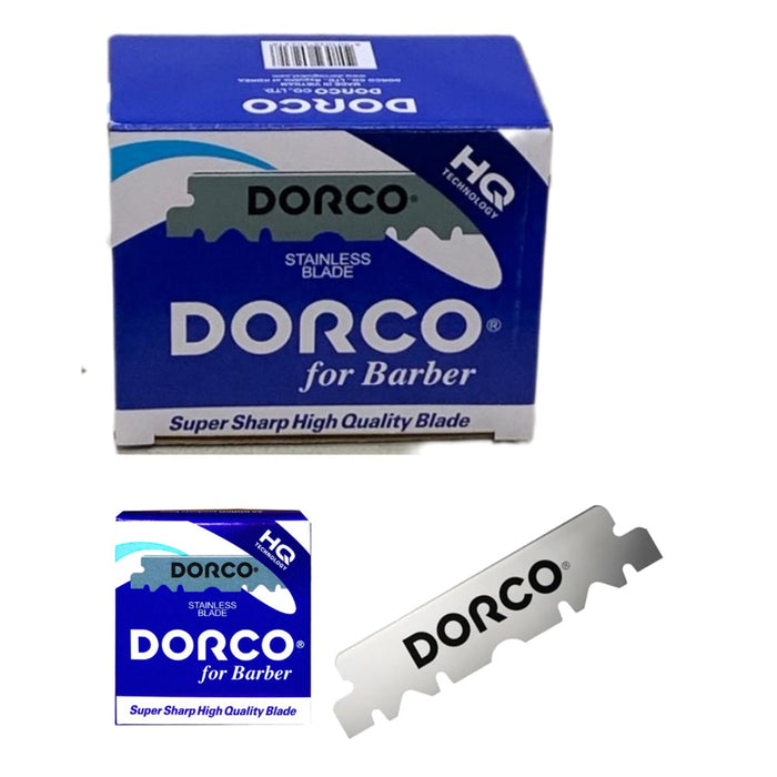 Hojilla Dorco HQ Para Barberos X100 filos a la mitad