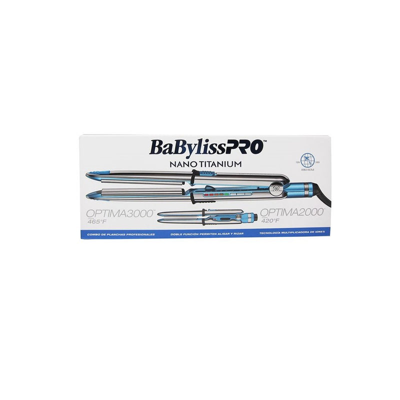 Kit Babyliss Plancha optima 3000 + Plancha optima mini 2000