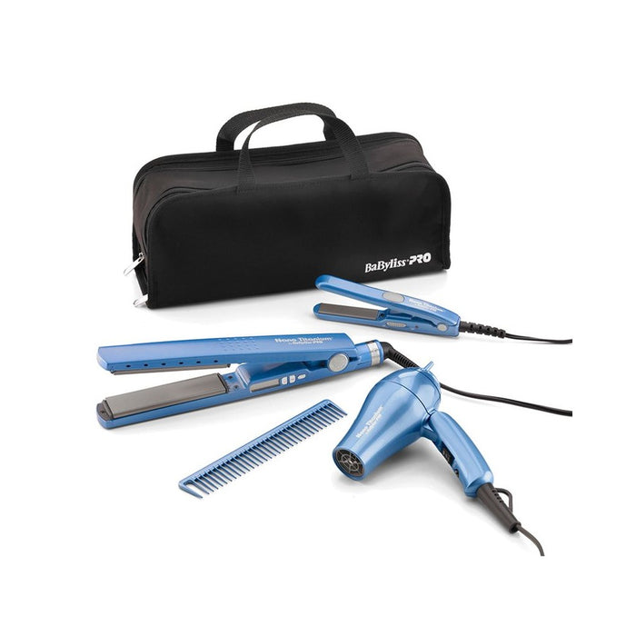 Kit Viaje Babyliss Pro Plancha Alisadora 2091 Secador de Pelo