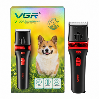 Cortapelo para Mascotas VGR V-225 Rojo Recargable