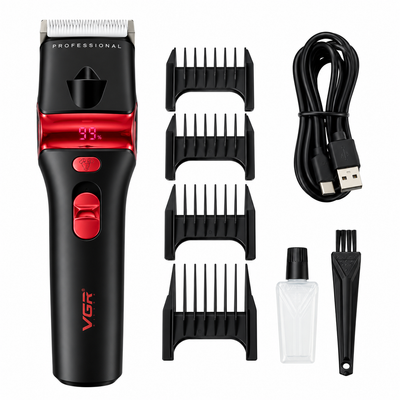 Cortapelo para Mascotas VGR V-225 Rojo Recargable