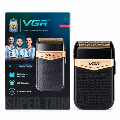 Afeitadora VGR V-331 Recargable Resistente al Agua IPX4