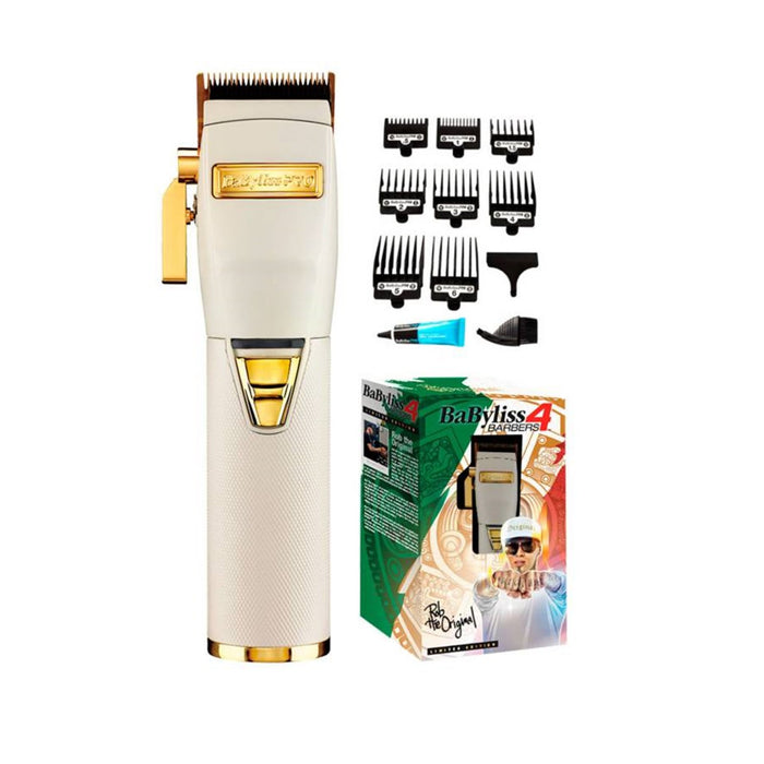 Kit Babyliss Pro Máquina De Corte + Trimmer WHITE Fx Combo