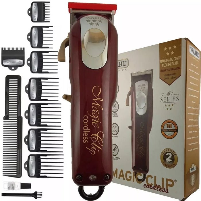 Cortadora Pelo Wahl Magic Clip Cordless + Rociador wahl