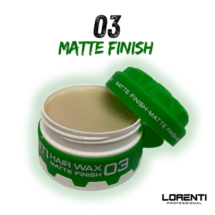 Lorenti cera para el Cabello 03 Acabado Mate 150ML