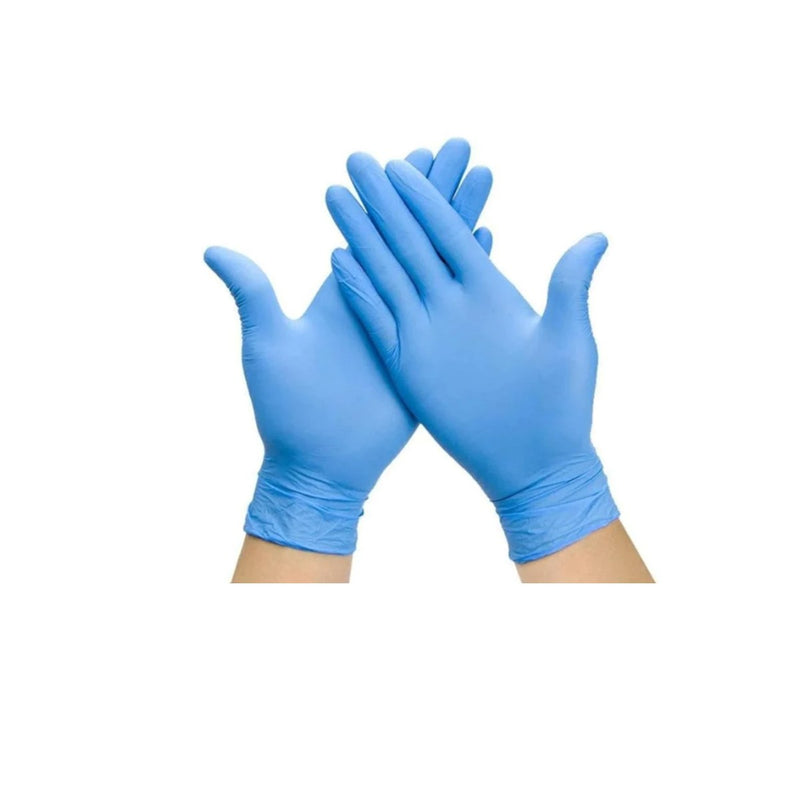 Guantes De Nitrilo Azul Clean Carrier 100un Talla L