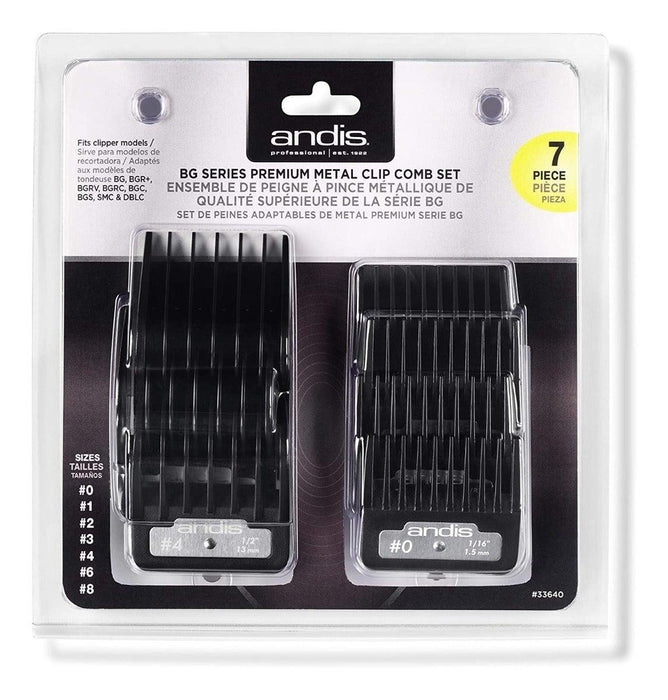 Kit Peines D Alza Bg Serie Andis Para Maquina Cortar Pelo